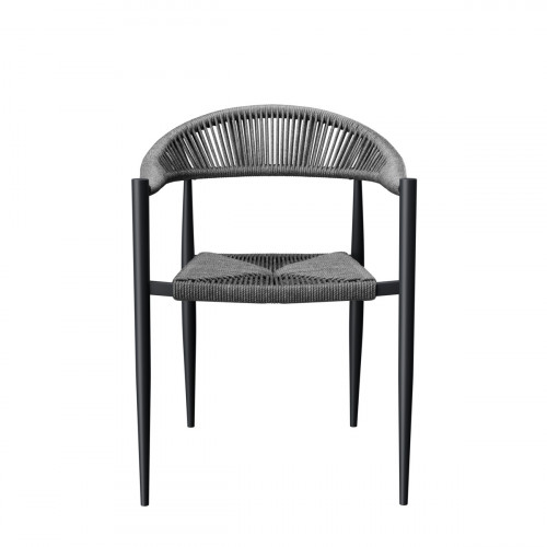 Fauteuil gris anthracite 77x57x58 cm Amsterdam Flexmob