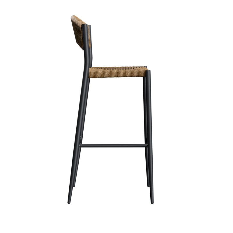 Tabouret de bar paille 104x46x58 cm Breda Flexmob