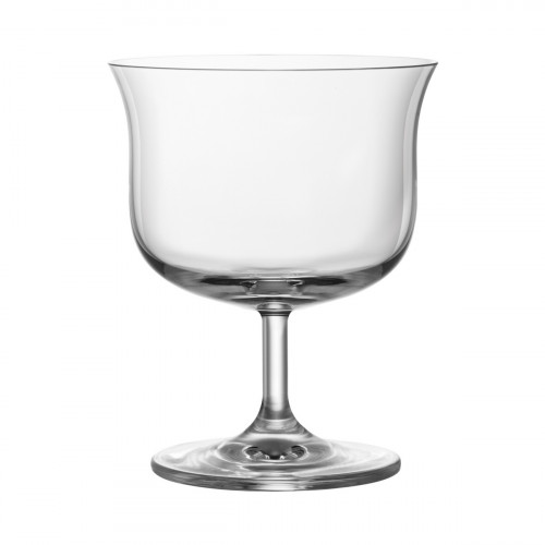Coupe à dessert transparent verre cristallin Ø 9,1 cm Rims Rak