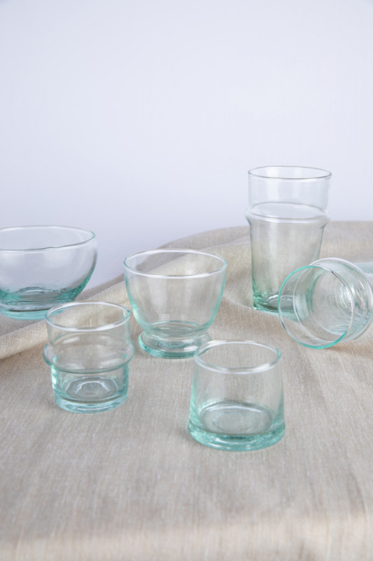 Coupe à dessert transparent verre recyclé Ø 11 cm Lily Pro.mundi