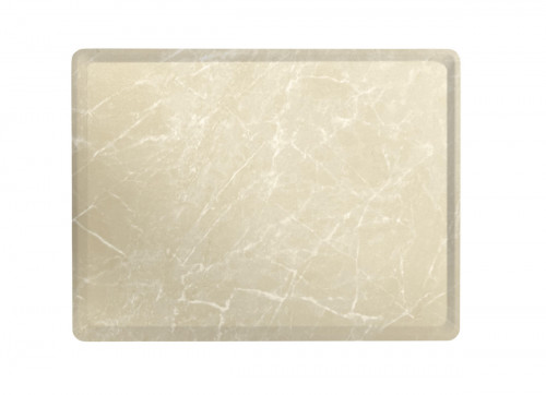 Plateau bois marbre beige 28x20 cm Slim Platex