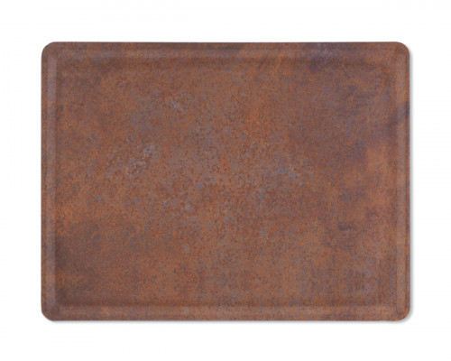 Plateau bois rouille 28x20 cm Slim Platex