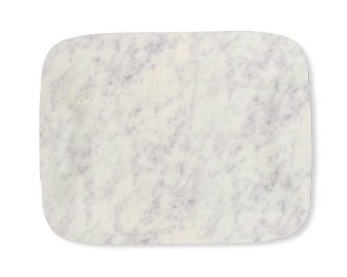 Plateau bois marbre blanc 60x40 cm Papillon Platex