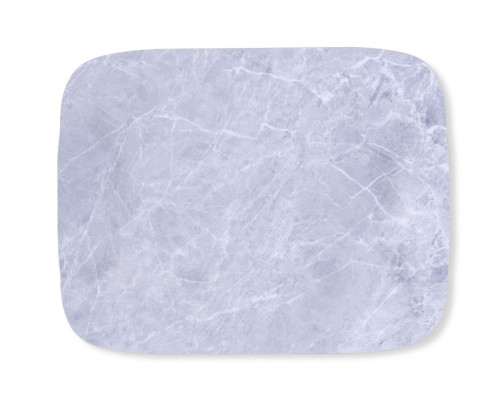 Plateau bois marbre gris 60x40 cm Papillon Platex