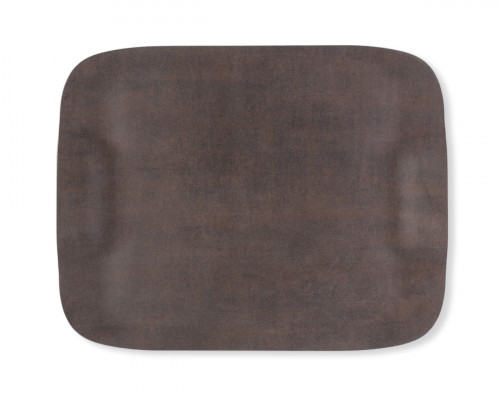 Plateau bois roc brun 60x40 cm Papillon Platex