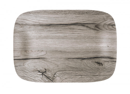 Plateau bois chêne gris 60x40 cm Papillon Platex
