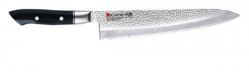 Couteau chef 24 cm acier plastique unie Kasumi Hammered Kasumi
