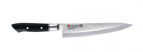 Couteau chef 20 cm acier plastique unie Kasumi Hammered Kasumi