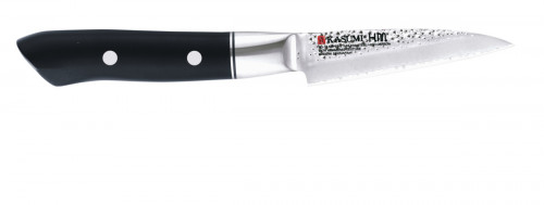 Couteau d'office 9 cm acier plastique unie Kasumi Hammered Kasumi