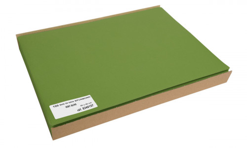 Set de table vert olive plastique 30x40 mm (100 pièces)