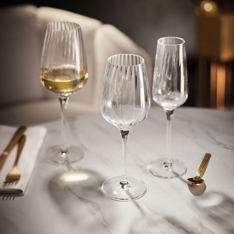 Verre a cocktail coupe verre cristallin 21 cl Symetrie Chef & Sommelier