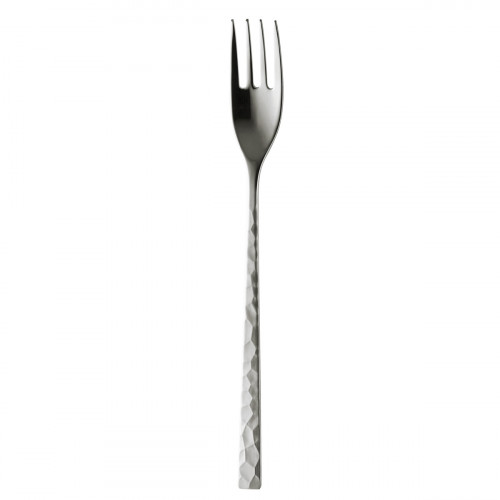 Fourchette de table inox 18/10 21,5 cm Fuse Martele Degrenne