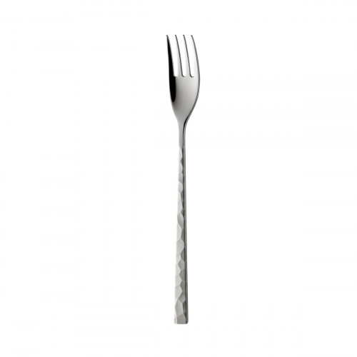 Fourchette à dessert inox 18/10 19 cm Fuse Martele Degrenne