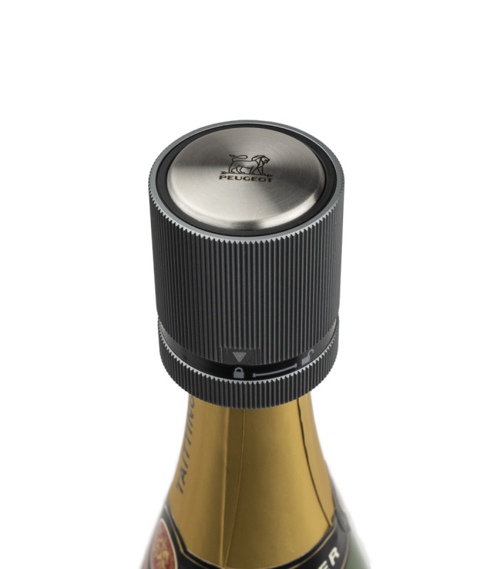 Bouchon à champagne droit carbone Ø 4,8 cm 6 cm Line Peugeot Saveurs