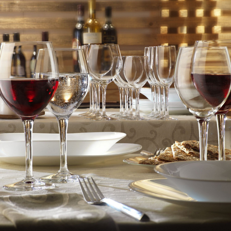 Verre à pied pour vin rouge verre trempé 54,5 cl Milano Bormioli Rocco