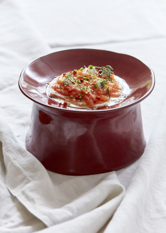 Assiette coupe plate rond Venetian red grès émaillé Ø 30,5 cm La Mère Serax