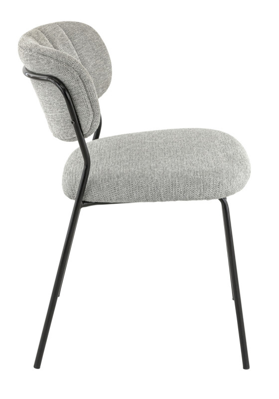 Chaise d'intérieur gris 74x49x57 cm Simone Flexmob