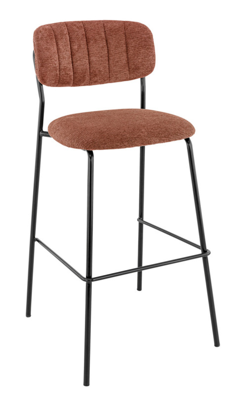 Tabouret de bar d'intérieur terracotta 108x51x55 cm Auguste Flexmob