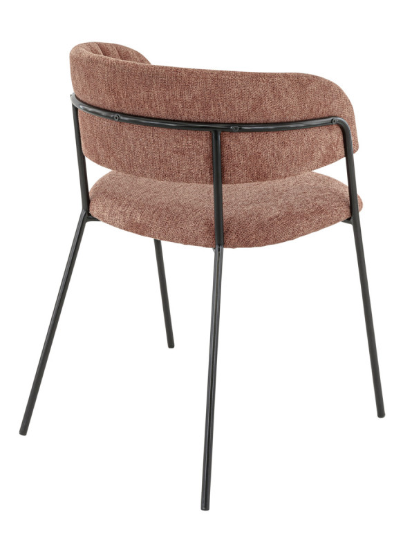 Fauteuil d'intérieur terracotta 76x57x50 cm Rene Flexmob