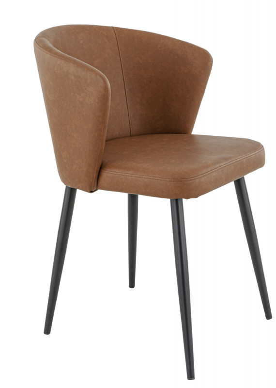Chaise d'intérieur marron 81x56x60 cm Mikka Flexmob