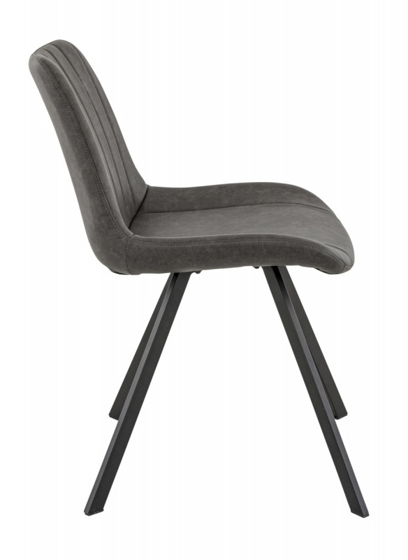 Chaise d'intérieur gris anthracite 78x49x61 cm Jacob Flexmob
