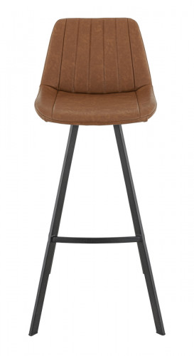 Tabouret de bar d'intérieur marron 106x46x53 cm Kyle Flexmob