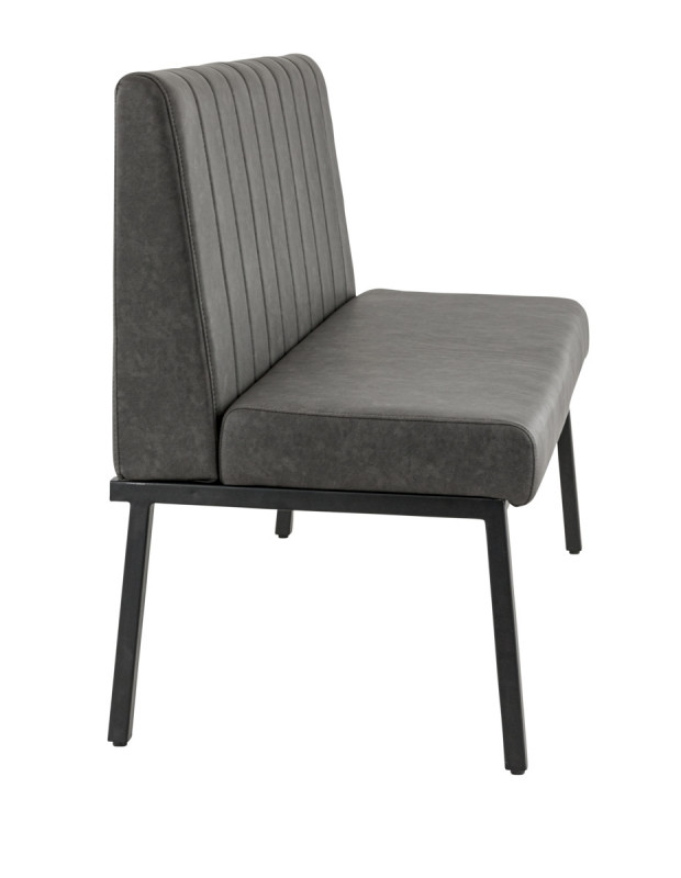 Banquette d'intérieur gris anthracite 94x120x60 cm Wendy Flexmob