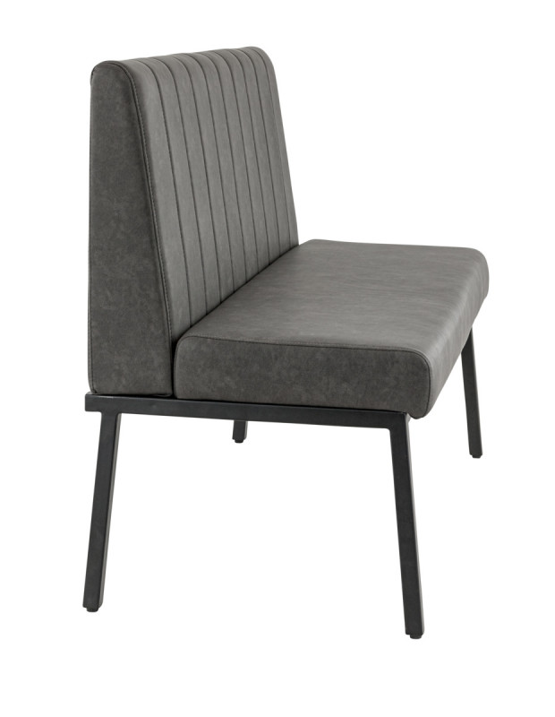 Banquette d'intérieur gris anthracite 94x120x60 cm Wendy Flexmob
