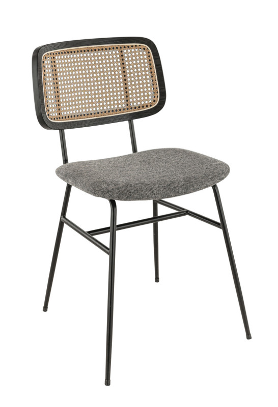 Chaise d'intérieur gris 81x45x58 cm Noelia Flexmob