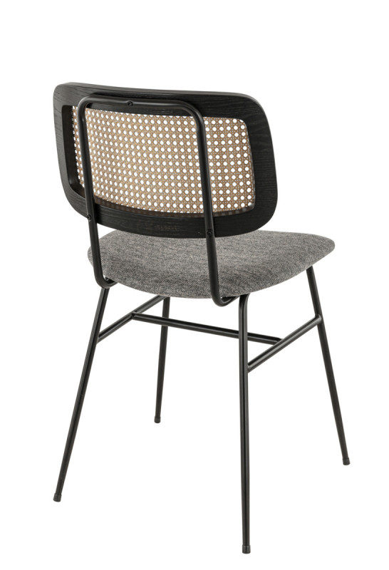 Chaise d'intérieur gris 81x45x58 cm Noelia Flexmob
