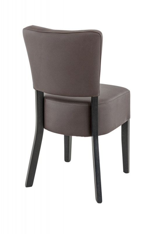 Chaise d'intérieur chocolat 84x45x54 cm Floriane 2 Flexmob