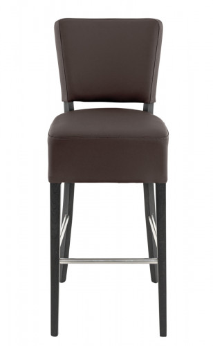 Tabouret de bar d'intérieur chocolat 111x45x54 cm Floriane 2 Flexmob