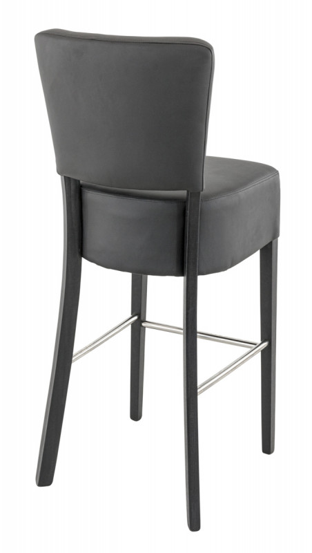 Tabouret de bar d'intérieur noir 111x45x54 cm Floriane 2 Flexmob