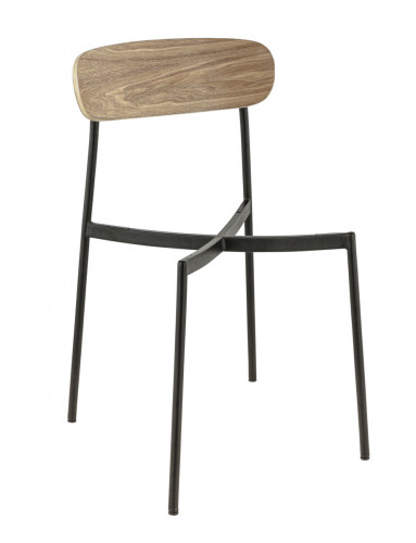Structure chaise d'intérieur noir 79x47x48 cm Zoe Flexmob