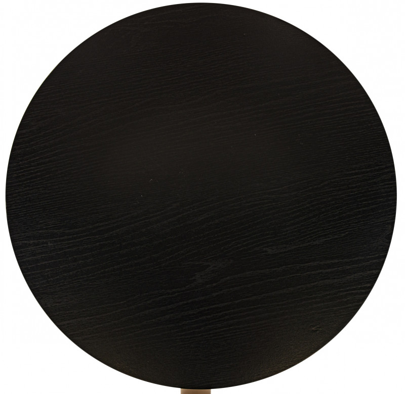 Table d'intérieur noir Ø 60 mm 42 cm Jolyne Flexmob