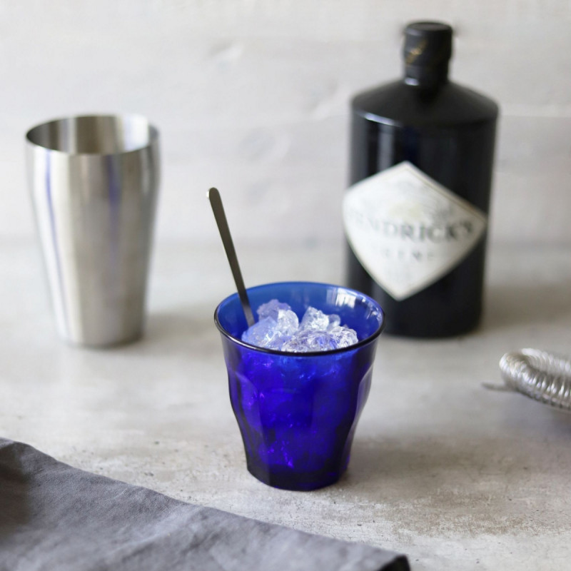 Gobelet forme basse bleu marine verre trempé 25 cl Picardie Duralex