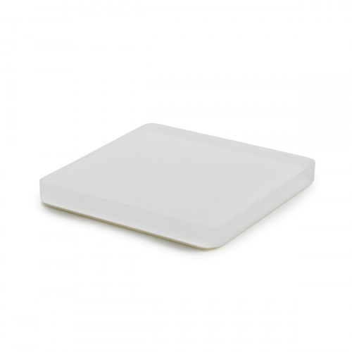 Présentoir à pâtisserie carré blanc résine Nacryl® 8 cm Mealplak Revol