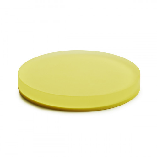 Présentoir à pâtisserie rond jaune résine Nacryl® Ø 8 cm Mealplak Revol