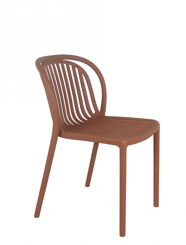 Chaise de terrasse terra 78x51x57 cm Dubai Flexmob