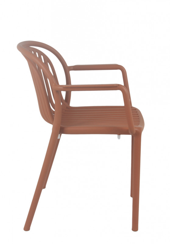 Fauteuil de terrasse terra 78x57x57 cm Jeddah Flexmob