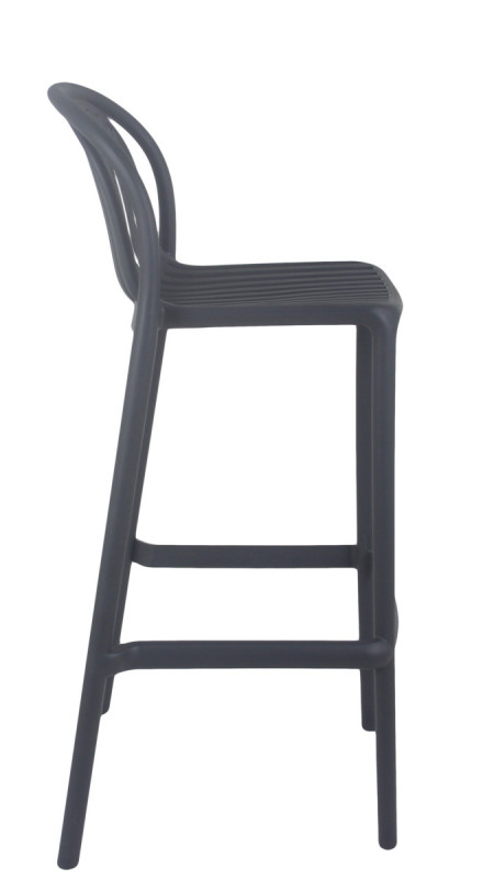 Tabouret de bar de terrasse gris anthracite 104x52x49 cm Oman Flexmob