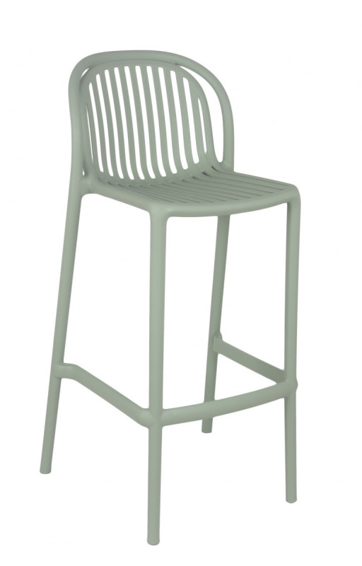 Tabouret de bar de terrasse vert sauge 104x52x49 cm Oman Flexmob