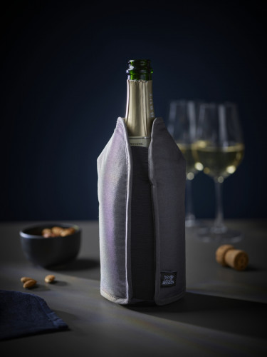 Rafraîchisseur isotherme conique gris Ø 14,4 cm 23,5x3x14,4 cm Frizz Peugeot Saveurs
