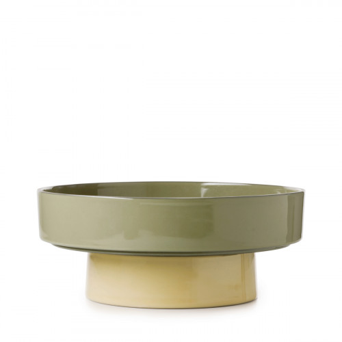 Présentoir à pâtisserie porcelaine culinaire cardamome Ø 26 cm 10,5 cm Caractère Revol