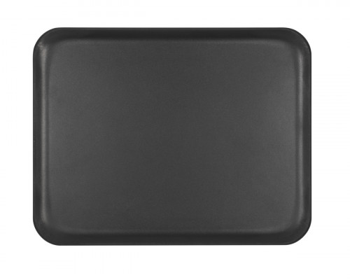 Plateau polyester noir 42x32 cm Poly Str Profil Mat 2 Platex