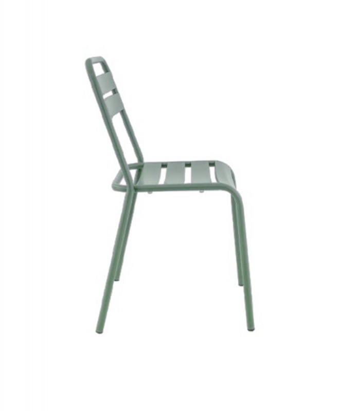 Chaise vert sauge 82x44x51 cm Bastille Flexmob