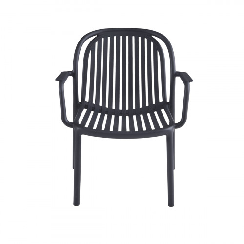 Fauteuil gris anthracite 76x65x66 cm Doha Flexmob