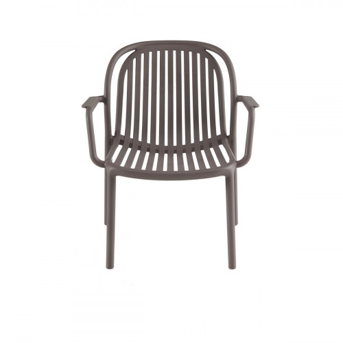 Fauteuil taupe 76x65x66 cm Doha Flexmob