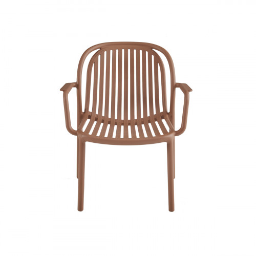 Fauteuil terracotta 76x65x66 cm Doha Flexmob