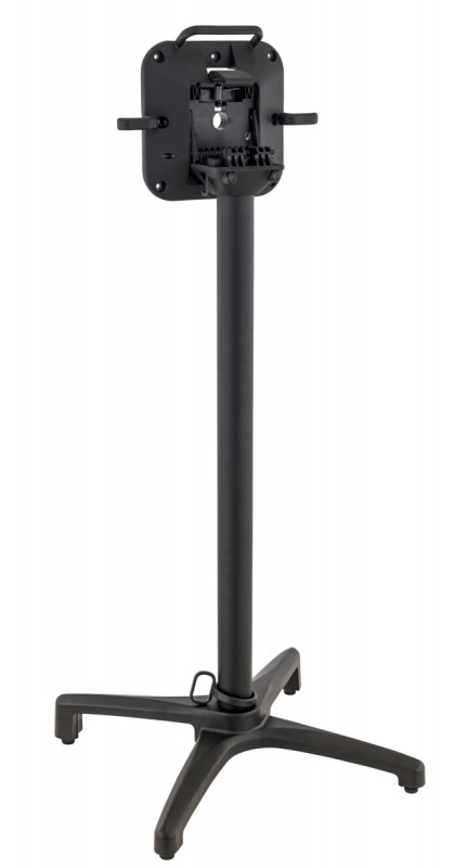 Pied de table de bar avec sytème pliant d'extérieur noir mat Kyoto Flexmob